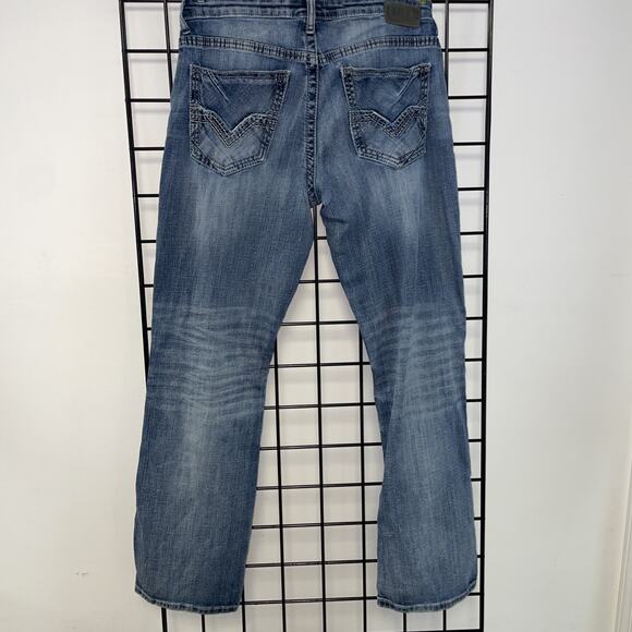 BKE Denim Derek Straight Jeans Mens 31R Bootcut - Picture 7 of 12